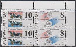 Europa Cept 1994 Bosnia/Herzegovina Mostar 2v (pair, Corner) ** Mnh (45774C) - 1994