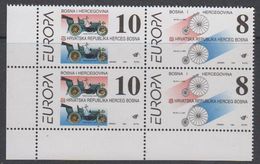 Europa Cept 1994 Bosnia/Herzegovina Mostar 2v (pair, Corner) ** Mnh (45774D) - 1994