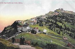ARTH - RIGI - BAHN → Rigi-Staffel Und Kulm Mit Touristen, Ca.1910 - Arth