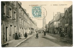 Delcampe - CPA - Carte Postale - France - Brehal - La Grande Rue - 1904 ( I11124) - Brehal