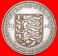 + GREAT BRITAIN (1937-1947): JERSEY ★ 1/12 SHILLING 1946! INTERESTING TYPE! George VI 1937-1952★LOW START ★ NO RESERVE! - Jersey