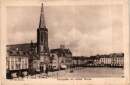 CPA AK Saarlouis Marktplatz Mit Kathol.Kirche GERMANY (939510) - Kreis Saarlouis