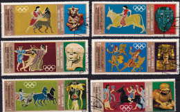 YAR  1968  Jeux Olympiques De Mexico  Michel 777-782 Oblitérés - Jemen