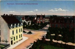 CPA AK Saarlouis Schulstrase Und Hohenzollernring GERMANY (939606) - Kreis Saarlouis