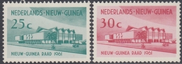 Netherlands New Guinea 1961 - Inauguration Of New Council - Mi 67-68 * MLH (see 2 Scans) - Nueva Guinea Holandesa