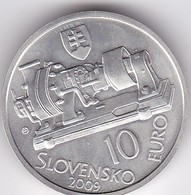 10 EURO, Argent, 2009. 150 Ans D'Aurel Stodola. Superbe. - Eslovaquia