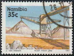 Namibie 1992 Yv. N°647 - Mine De Zinc De Rosh Pinah - Oblitéré - Namibië (1990- ...)