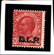 92618) ITALIA-10C. LEONI CON Soprastampa Del Primo Tipo - B.l.p. - 1920 -1 VALORE MNH** - Stamps For Advertising Covers (BLP)