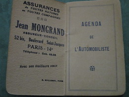 Agenda De L'Automobiliste - Jean MONGRAND Assureur 52bis, Boulevard Saint-Jacques - Arrondissement: 14