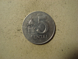 MONNAIE LITUANIE 5 CENTAI 1991 - Litouwen