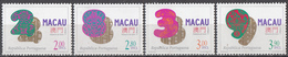MACAU, MACAO, 1997,  Set 4v+MS( 2 SCANS), Lucky Numbers,  MNH, (**) - Unused Stamps