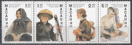 MACAU, MACAO, 1997,  Tan-Ka People, Set 4 V,  (**) - Unused Stamps