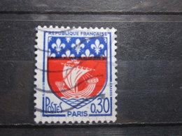 VEND BEAU TIMBRE DE FRANCE N° 1354B , BATEAU HORS DE L ' EAU !!! - Usados