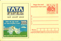 India Postal Stationery Post Card TATA PIPES 2005 In Mint Condition - Postkaarten