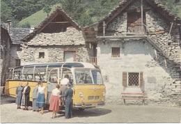 Suisse -Tessin : Val Verzasca , Autocars Postaux Suisses. - Verzasca