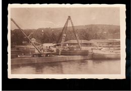 CONGO BELGE Leopoldville ? Port, Harbour, Hafen Ca 1930 Old Photo Postcard - Kinshasa - Leopoldville (Leopoldstadt)