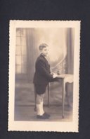 Carte Photo Archives Famille Chalot Guiry En Vexin (95) Portrait Alain Chalot Enfant Octobre 1941 - Guiry En Vexin