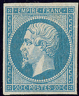 * No 14A, Bleu, Quasiment **, Très Frais. - TB - 1853-1860 Napoléon III.