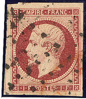 No 18, Obl Gros Points, Deux Voisins, Jolie Pièce. - TB. - R - 1853-1860 Napoleon III