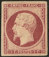 (*) No 18a, Carmin Foncé, Jolie Pièce. - TB. - R - 1853-1860 Napoléon III