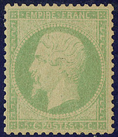 * No 20g, Vert-jaune Sur Verdâtre, Quasiment **. - TB - 1862 Napoleon III