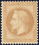 * No 28B, Très Frais. - TB - 1863-1870 Napoleon III With Laurels