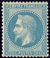 ** No 29B, Bleu, Très Frais. - TB - 1863-1870 Napoléon III Lauré