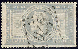 No 33, Gris-violet, Obl Gc 370. - TB - 1863-1870 Napoleon III Gelauwerd