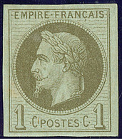 * Rothschild. No 25c, Forte Charnière Mais Très Frais Et TB - 1863-1870 Napoléon III Lauré