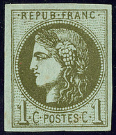 ** No 39A, Olive, Très Frais. - TB - 1870 Emission De Bordeaux