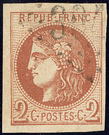 No 40B, Jolie Pièce. - TB - 1870 Ausgabe Bordeaux