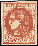 * No 40Ba, Rouge-brique, Très Frais. - TB. - R - 1870 Uitgave Van Bordeaux