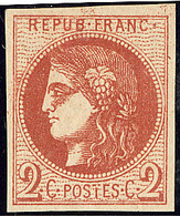 * No 40Ba, Rouge-brique, Très Frais. - TB. - R - 1870 Emissione Di Bordeaux