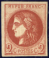 * No 40Bf, Fortes Charnières Sinon TB. - R - 1870 Emissione Di Bordeaux