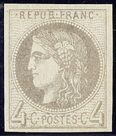 * No 41B, Gris, Quasiment **, Très Frais. - TB - 1870 Bordeaux Printing