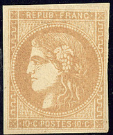 ** No 43A, Bistre, Très Frais. - TB. - R - 1870 Ausgabe Bordeaux