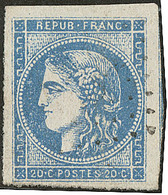 No 45Cb, Un Voisin, Pelurage Au Verso Mais Belle Nuance Et Superbe D'aspect. - R - 1870 Bordeaux Printing
