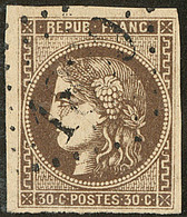 R Relié Au Cadre. No 47e, Pos. 2. - TB - 1870 Bordeaux Printing