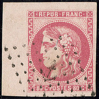 No 49a, Cdf, Obl Ancre, Très Jolie Pièce. - TB. - R - 1870 Emission De Bordeaux