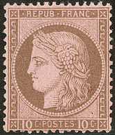 ** No 54, Brun Sur Rose, Infime Froissure De Gomme Mais Très Frais Et TB - 1871-1875 Cérès