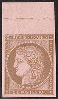 * Non Dentelés. No 58b, Bdf, Très Frais. - TB - 1871-1875 Cérès