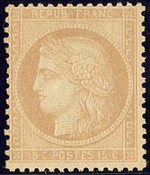 ** No 59, Bistre, Très Frais. - TB - 1871-1875 Cérès