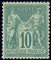 ** No 76, Vert, Superbe. - R - 1876-1878 Sage (Type I)