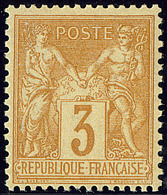 ** No 86, Bistre, Très Frais Et Centré. - TB - 1876-1878 Sage (Type I)