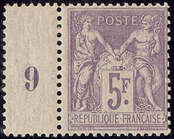 * No 95, Bdf Mill. 9, Très Frais. - TB - 1876-1878 Sage (Type I)