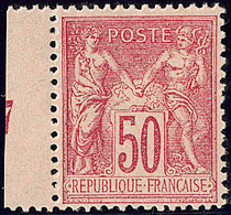 ** No 98, Rose, Petit Bdf, Très Frais. - TB - 1876-1878 Sage (Type I)