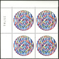 ** Agam, Couleur Noire Omise. No 2113b, Bloc De Quatre Cdf. - TB. - R - Unclassified