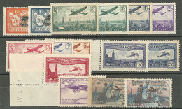 ** Collection. 1927-1936, Dont N°1* (pli), 2* Et Vignettes Guynemer 1* Et 2. - TB - Andere & Zonder Classificatie