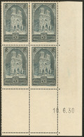 ** Cathédrale De Reims. Type III. No 259b, Bloc De Quatre Cd 10.6.30, Gomme à Peine Glacée Sinon TB - Andere & Zonder Classificatie