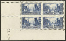 ** La Rochelle. No 261, Bloc De Quatre Cd 21.4.36, Un Ex *, Très Frais. - TB - Andere & Zonder Classificatie